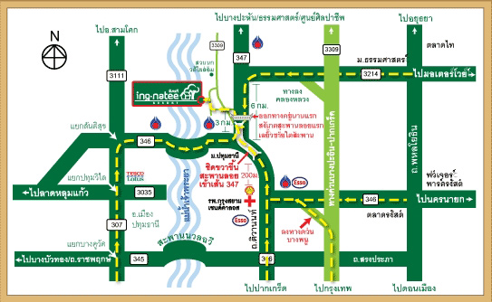 แผนที่ไป อิงนที รีสอร์ท