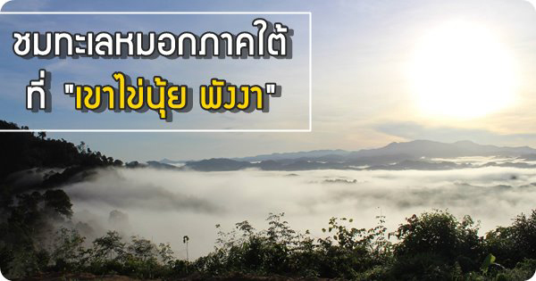 ทะเลหมอก เขาไข่นุ้ย พังงา