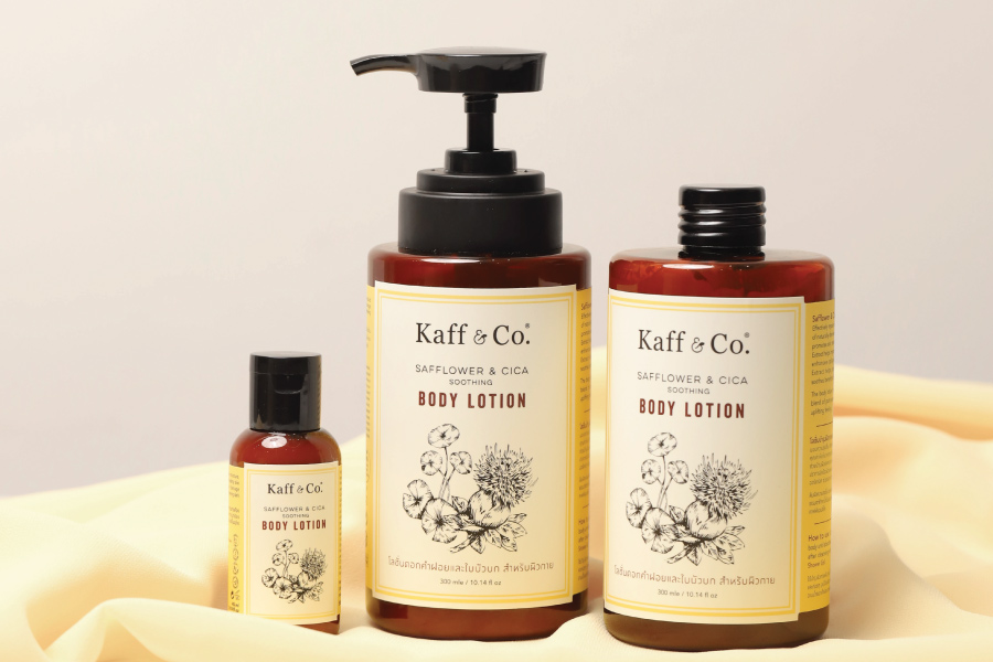 บอดี้โลชั่น Kaff & Co. Safflower & Cica Soothing Body Lotion