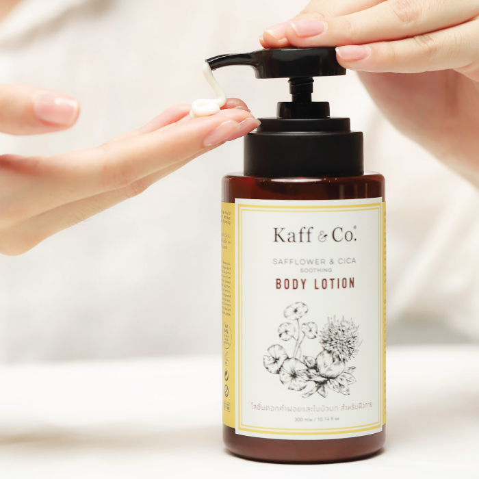 บอดี้โลชั่น Kaff & Co. Safflower & Cica Soothing Body Lotion