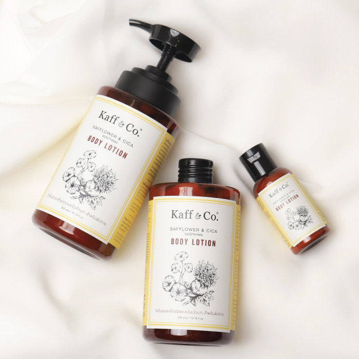 บอดี้โลชั่น Kaff & Co. Safflower & Cica Soothing Body Lotion