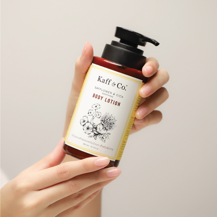 บอดี้โลชั่น Kaff & Co. Safflower & Cica Soothing Body Lotion